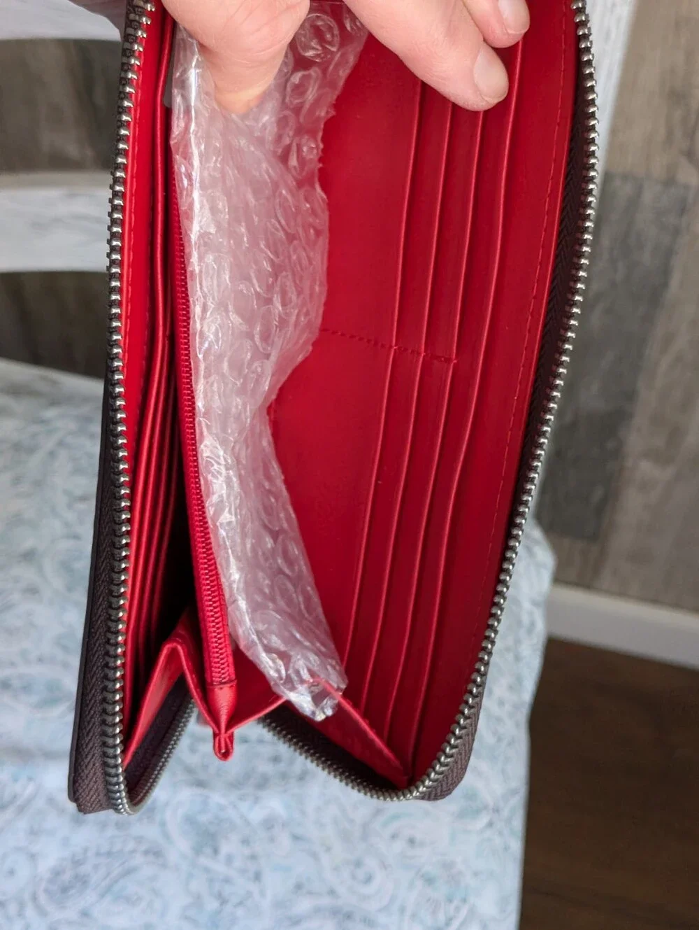 Coach Camo Rose Wallet - Picture 12 of 13